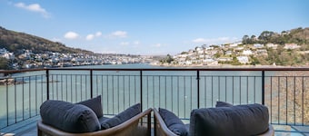 Stylish Waterfront Home With River Dart Views