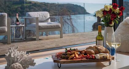 Large Riverside Retreat with Panoramic Dart Views