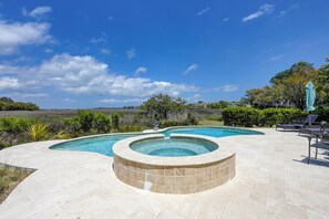 Una piscina climatizada