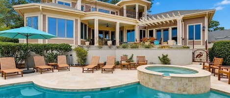 Beheizter Pool