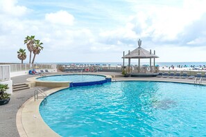 Indoor pool, a heated pool