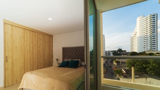 2 bedrooms, WiFi, bed sheets - Modern apartment near the sea (Cartagena de Indias)