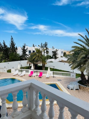 Family Apartment, Pool View | Balcony view