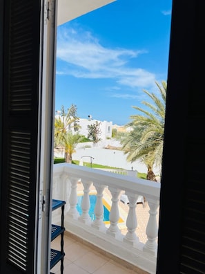 Family Apartment, Pool View | Balcony view