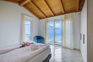 วิลล่าสำหรับครอบครัว, หลายห้องนอน, ติดภูเขา (Casa Zaira 1) | 2 ห้องนอน, ผ้าปูที่นอน