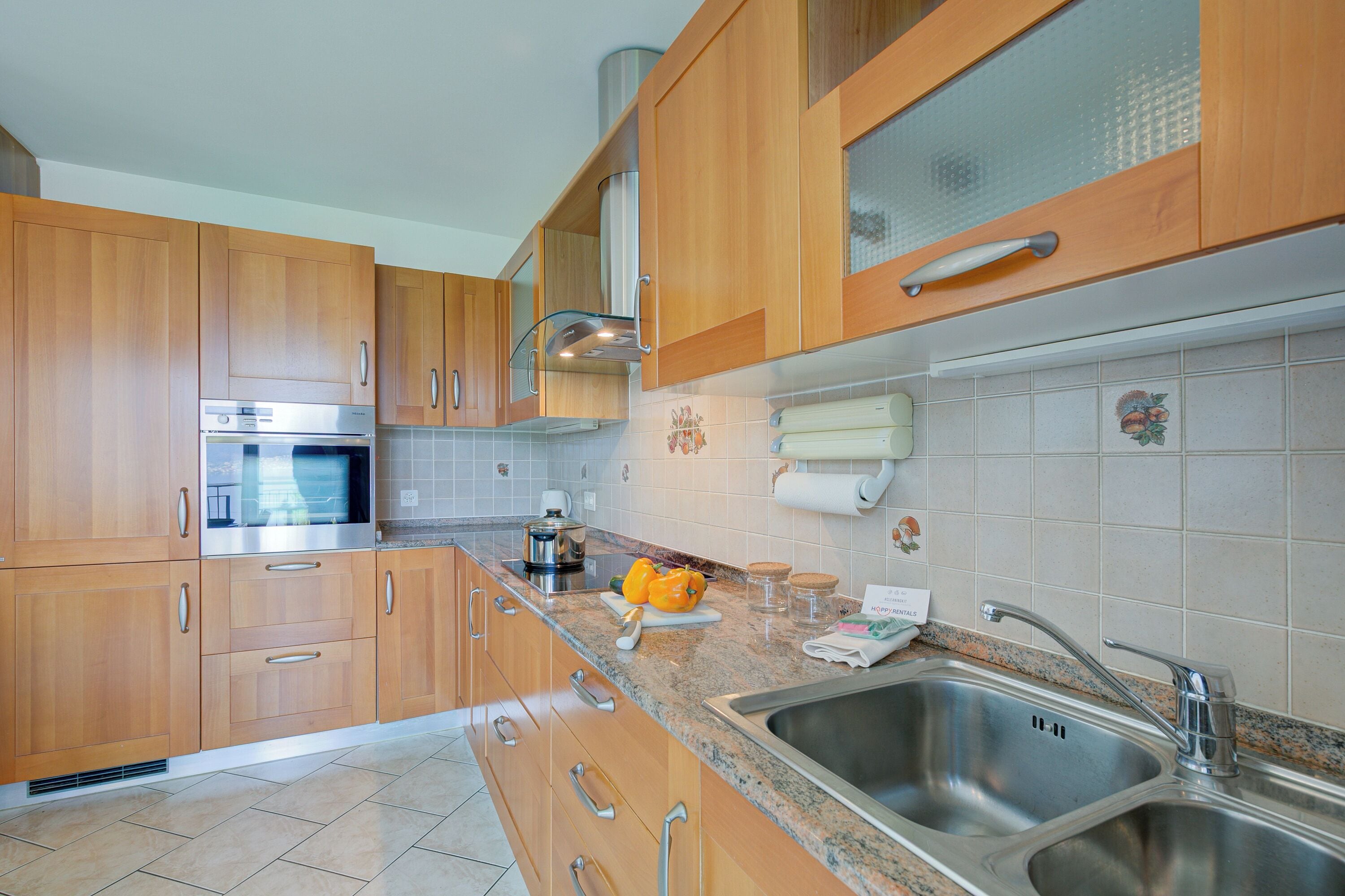Vila Keluarga, beberapa kamar, tepi gunung (Casa Zaira 1) | Dapur pribadi | Lemari es, oven, kompor, dan mesin pencuci piring