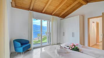 Vila Keluarga, beberapa kamar, tepi gunung (Casa Zaira 1) | 2 kamar tidur dan seprai linen