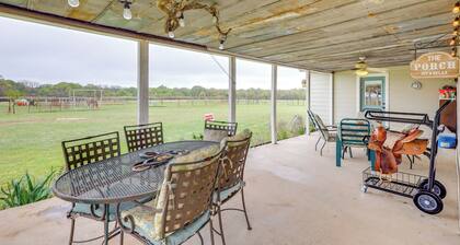 Working 96-acre Texas Ranch Escape w/ Horses, Cows
