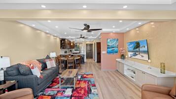 Condo, Garden View | Living area | TV