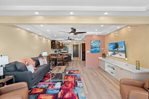 Condo, Garden View | Living area | TV