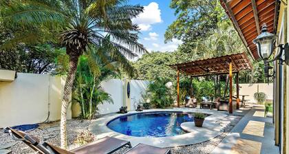 Inviting Home with Colorful Decor and Private Backyard Oasis with a Swimming Pool & Shaded Terrace