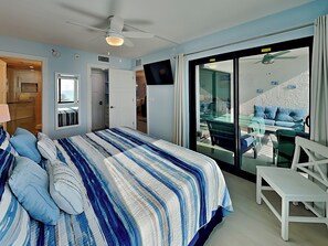 2 bedrooms, iron/ironing board, internet, bed sheets - Seaside 407 | Balcony, Pool, Grill Area + Direct Beach Access (Fort Myers Beach)