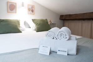 2 Schlafzimmer, Bügeleisen/Bügelbrett, kostenloses WLAN, Bettwäsche