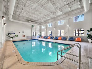 Indoor pool, a heated pool