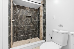 Luxury Suite, 1 Queen Bed, Private Bathroom | Bathroom | Shower, hair dryer, towels, soap - Extended Stay Comfy Suites LL (Philadelphia)