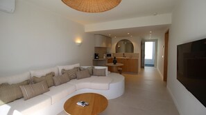 Premium Room, Ocean View | In-room safe, laptop workspace, blackout drapes, iron/ironing board - Neptuno Suites - Only Adults (Costa Teguise)
