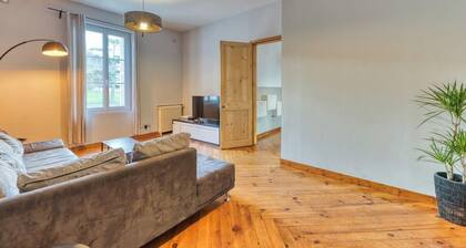 Julie : beau F6 *rénové *terrasse *parking *Rouen