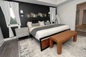 5 bedrooms, iron/ironing board, travel crib, WiFi