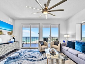 TV - ☀️Panoramic Gulf and Pool Views-Steps to Private Beach-Calypso 3-2112☀️ (Panamaa city Beach)