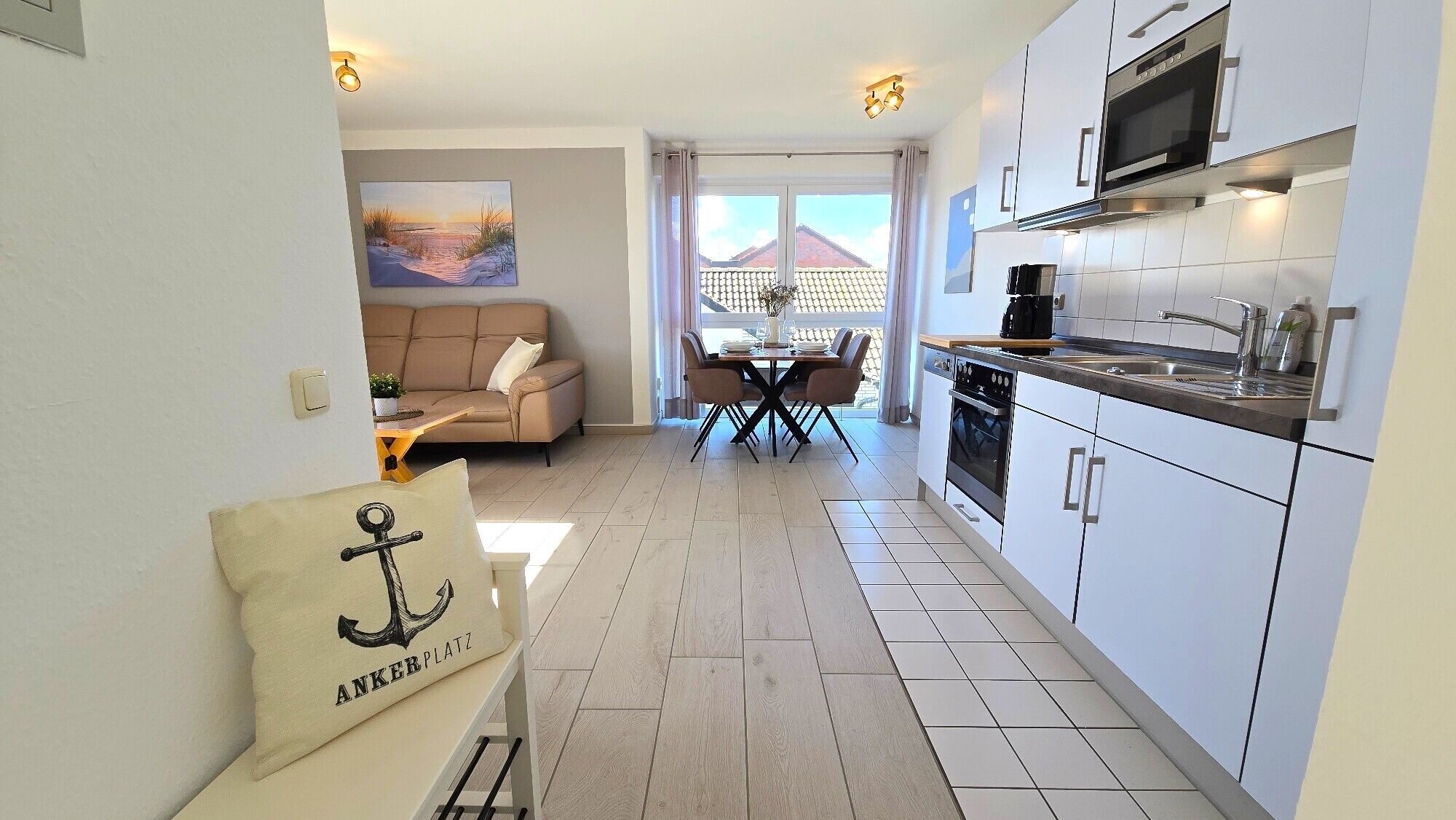 Kühlschrank, Ofen, Herdplatte, Geschirrspüler