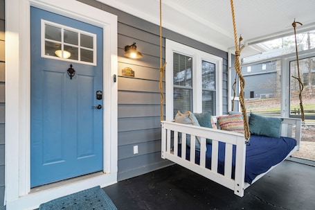 Interior. Stylish Retreat w/ Fire Pit & Porch