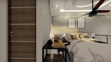 LĂ€genhet Comfort - balkong - utsikt mot staden | 2 sovrum och gratis wi-fi