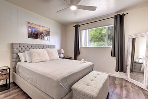 2 chambres, fer et planche à repasser, Wi-Fi gratuit, draps fournis