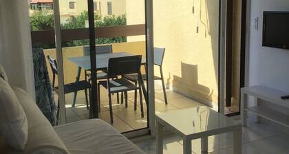 Beach naturist APHRODITE village Leucate T3 very comfortable sea view