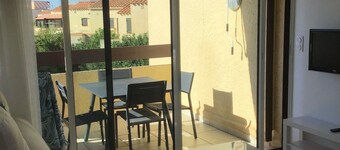 Beach naturist APHRODITE village Leucate T3 very comfortable sea view