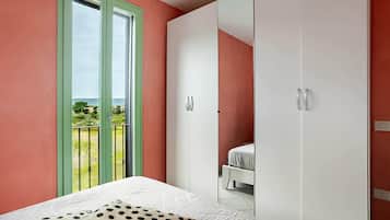 2 slaapkamers, een kluis op de kamer, gratis wifi, beddengoed