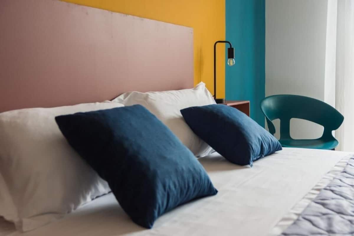 Desk, blackout curtains, free WiFi, bed sheets