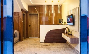 Interior entrance