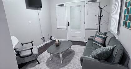 A big "Tiny" home, with large enclosed yard, next to train in downtown Westmont.