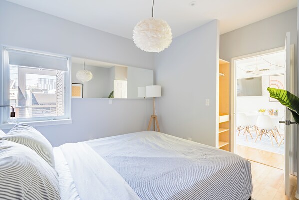 8 bedrooms, iron/ironing board, travel cot, WiFi