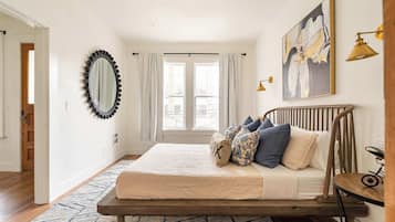 2 bedrooms, iron/ironing board, travel crib, WiFi