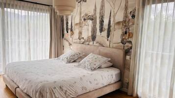 4 chambres, fer et planche Ă repasser, Wi-Fi, draps fournis