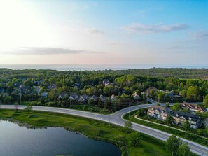 Aerial view - The Vega at Blue View Chalets (The Blue Mountains)