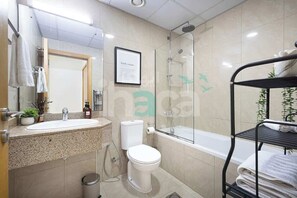 Douche, séchoir à cheveux