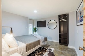 2 bedrooms, iron/ironing board, travel crib, WiFi