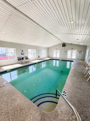 Indoor pool, outdoor pool
