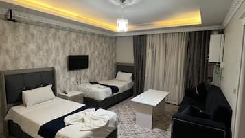 Premium bedding, down duvets, pillow-top beds, minibar