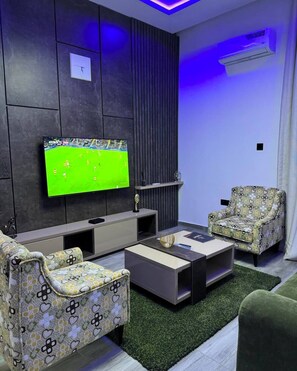 Deluxe Apartment, Balcony, City View | Living area - A&G Apartment (Jos)