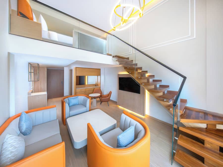 Suite, 1 très grand lit (Duplex) | Literie de qualité, accès au Wi-Fi (inclus), literie fournie