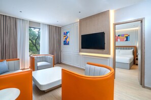 Suite Deluxe, 1 cama de matrimonio grande | Ropa de cama de alta calidad, wifi gratis, ropa de cama