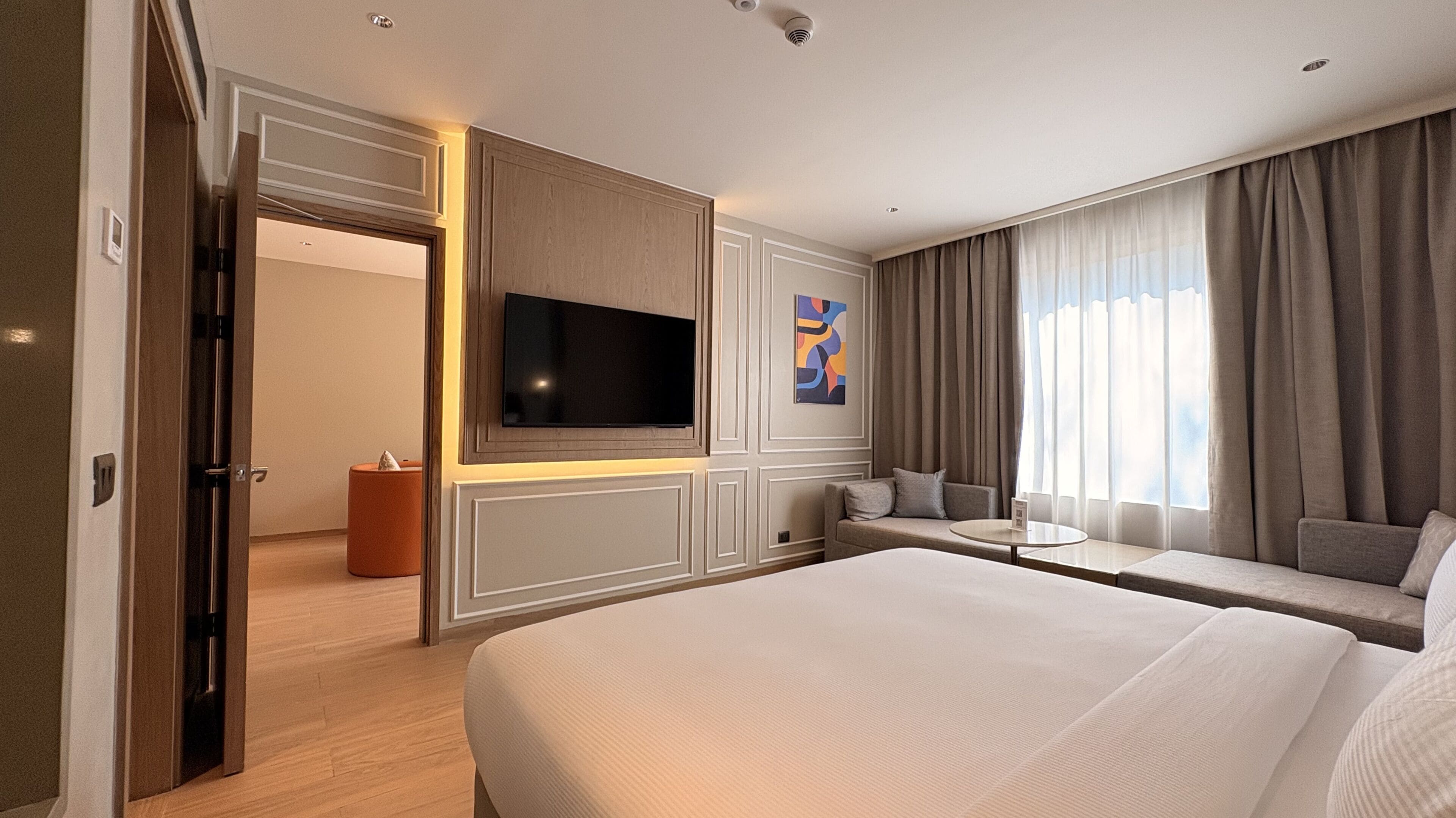 Premium bedding, free WiFi, bed sheets