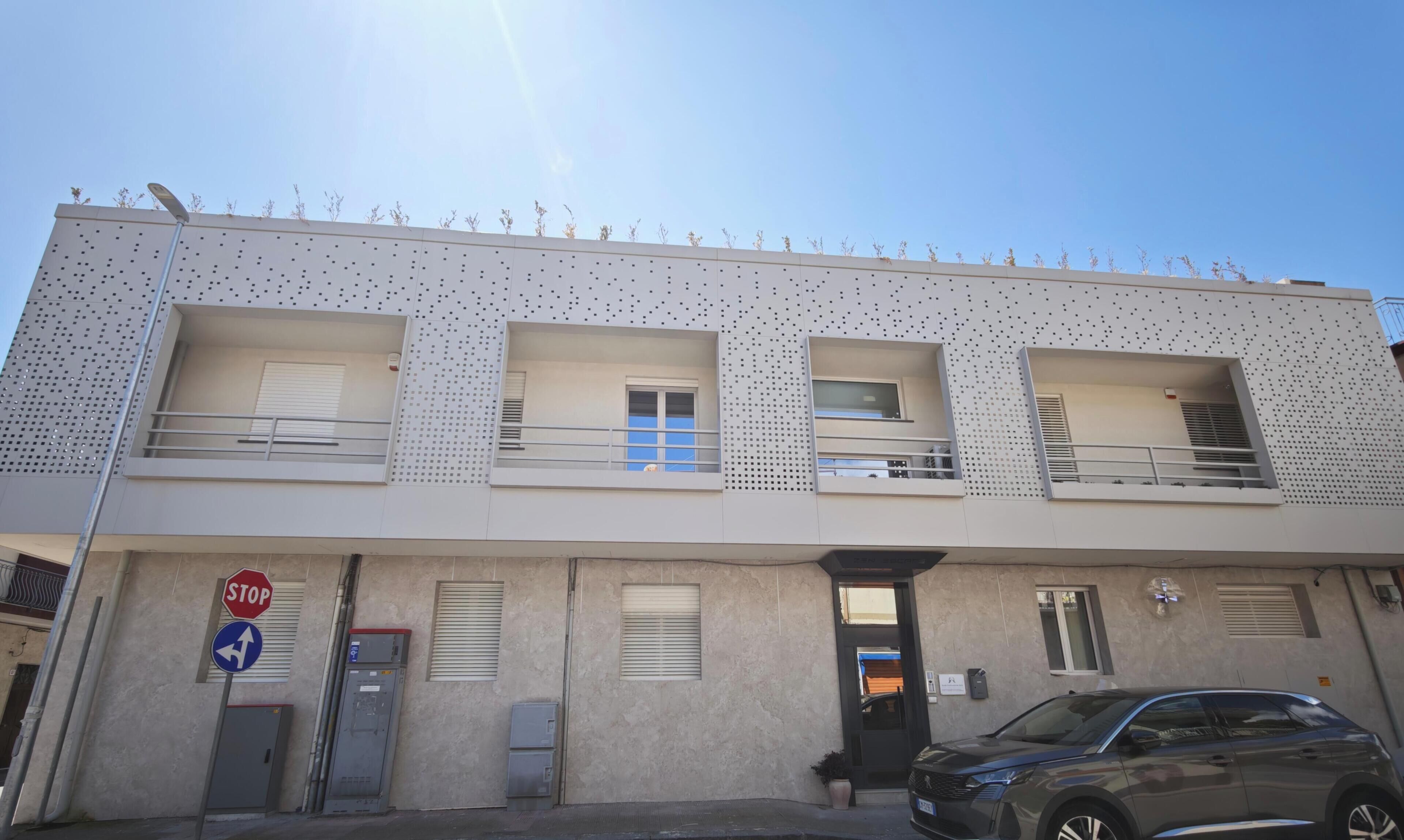 Fassade der Unterkunft