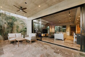 Maison Luxe, vue jardin | Terrasse/Patio