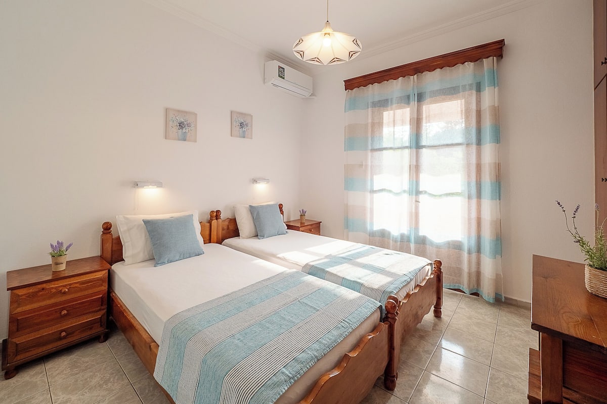 Apartment no 6 (First Floor) | 2 間睡房、防敏寢具、免費嬰兒床、免費 Wi-Fi