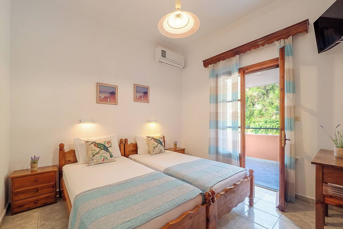 Apartment no 5 (First Floor) | 2 間睡房、防敏寢具、免費嬰兒床、免費 Wi-Fi