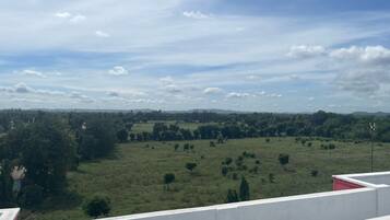 Uitzicht vanuit accommodatie